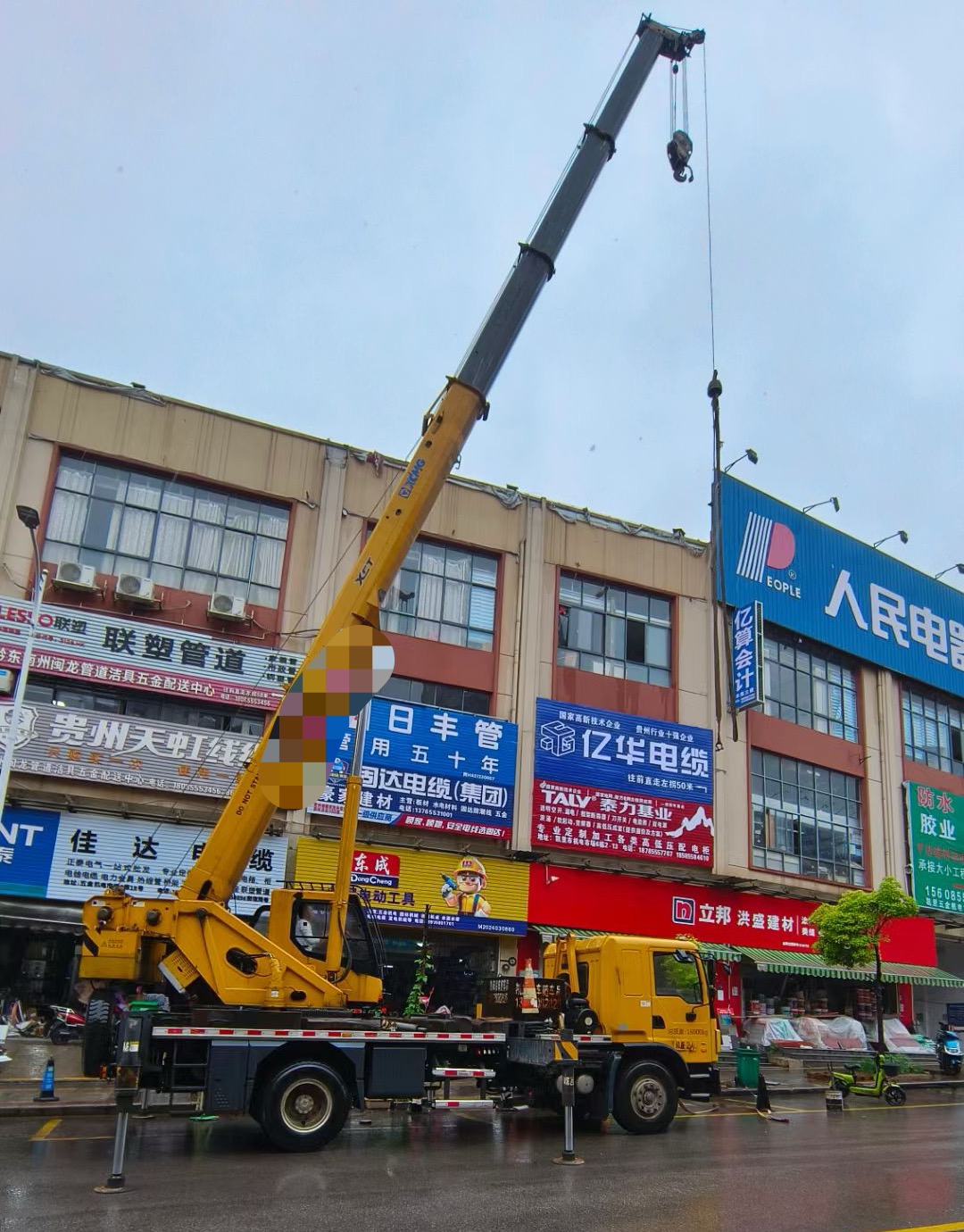 正定县吊车吊机租赁桥梁吊装